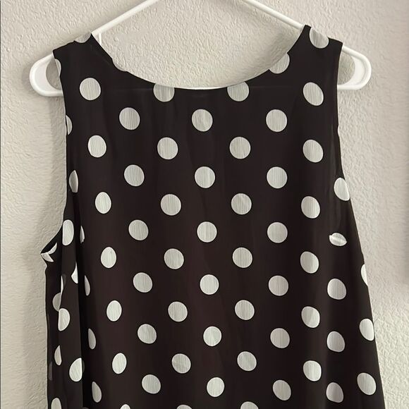 Tommy Hilfiger pilha Dot Sleeveless Kids Dress - Black and White new no tags - Picture 5 of 12
